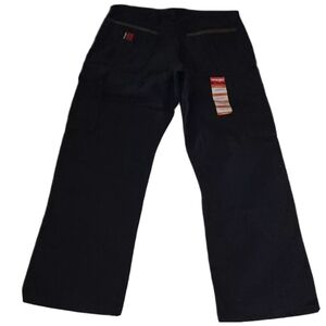 Wrangler Riggs Pants Mens 32 Black Ranger Relaxed Fit Workwear Ripstop 32x30